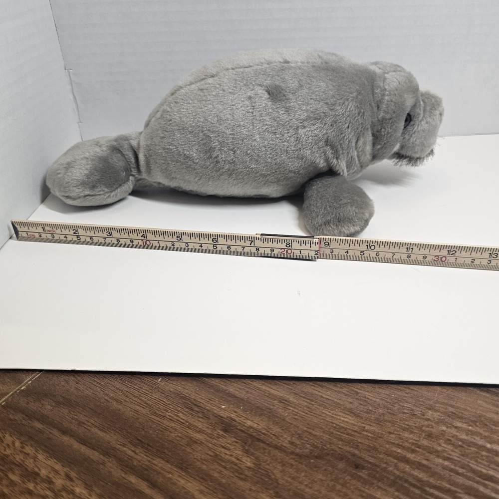 Wild Republic Manatee Plush Stuffed Animal Gray Sea Cow  Soft Toy